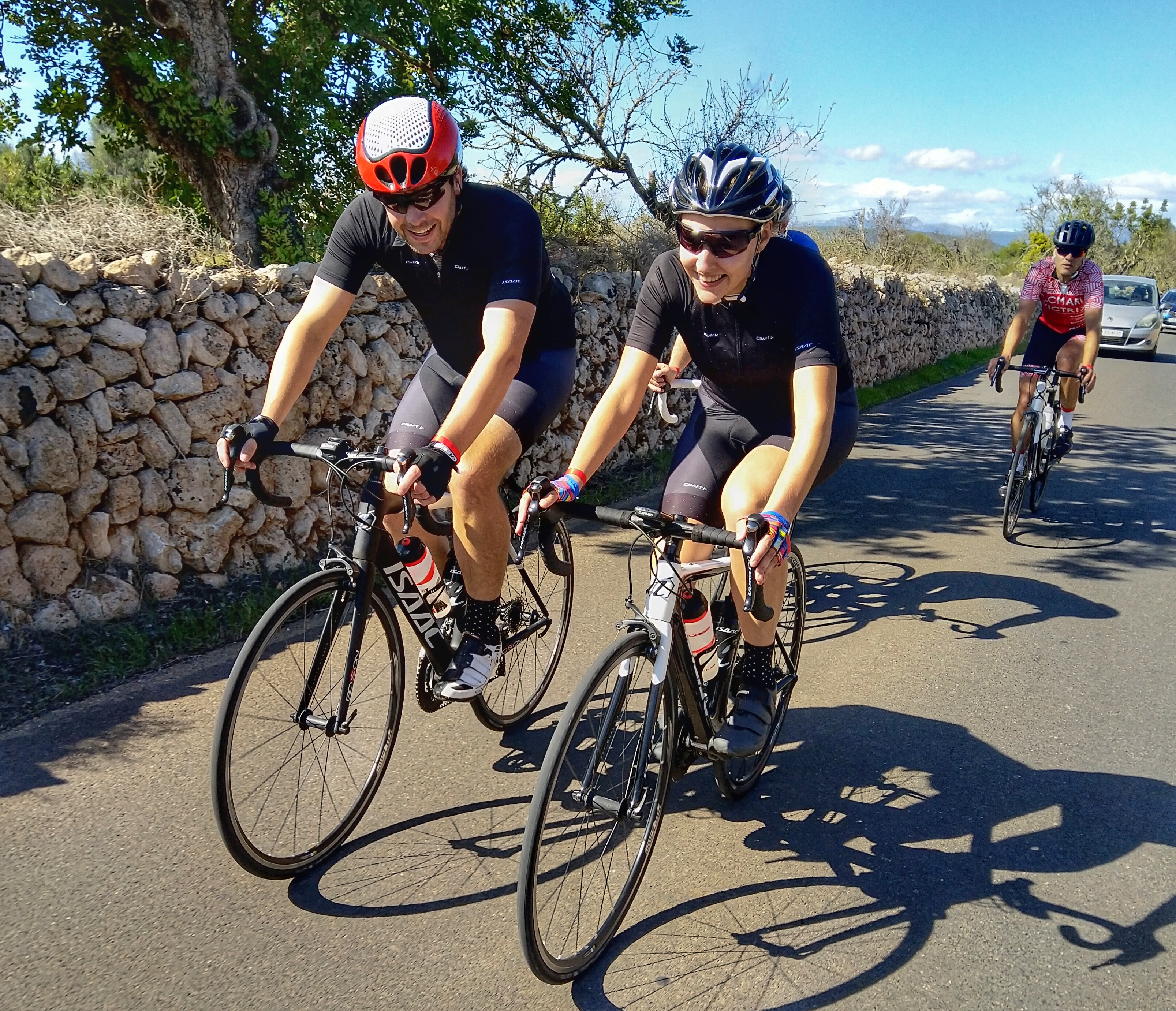 Dream cycling holiday in Majorca becomes a reality for Laura and Sam